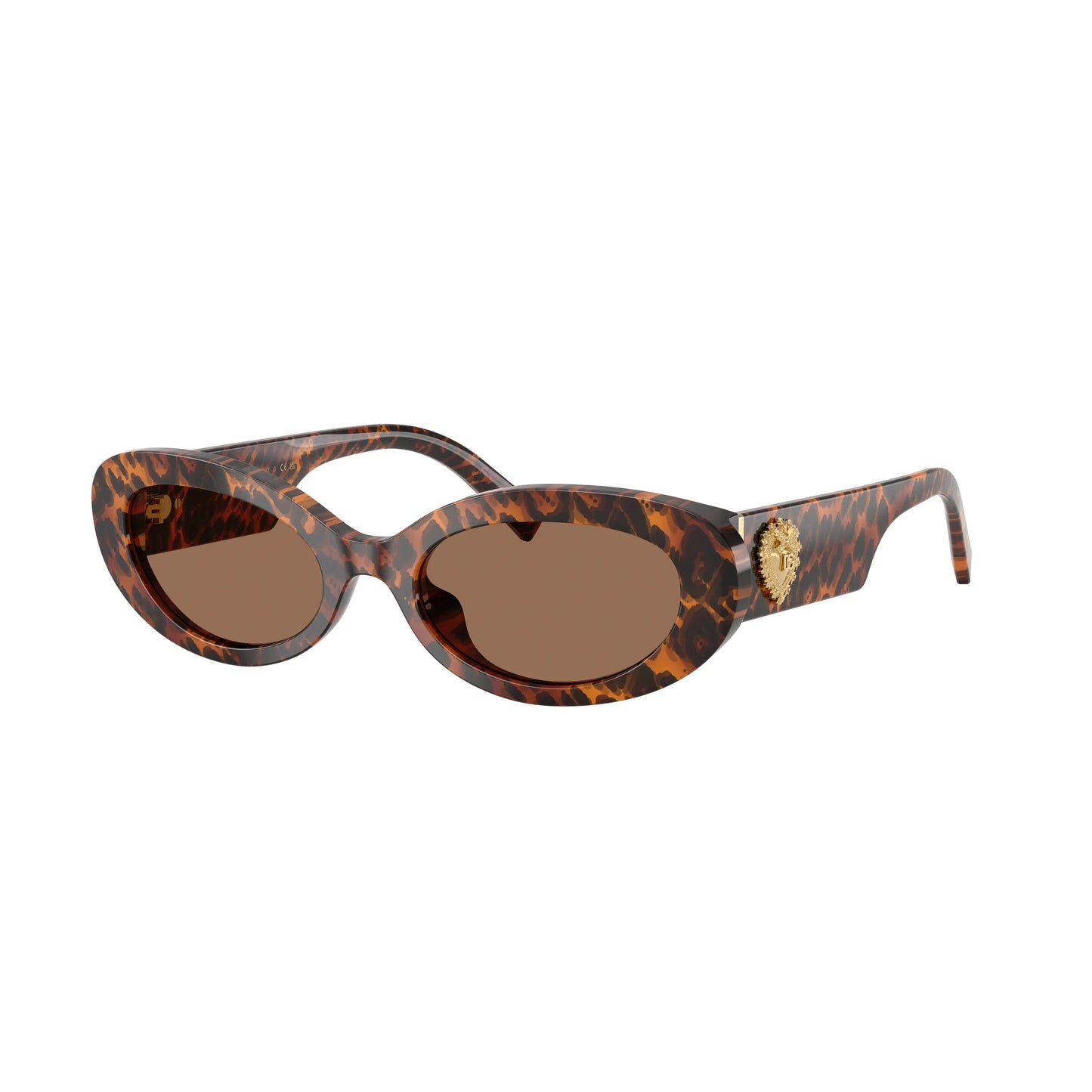 Occhiali da sole Dolce & Gabbana DG4537 347073 Leo Transparent cat-eye