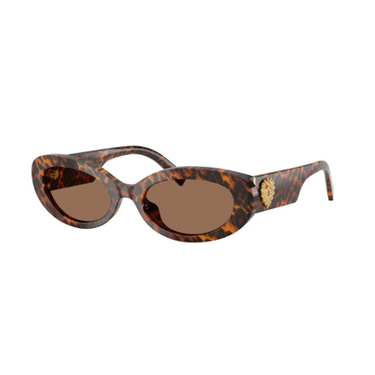 Occhiali da sole Dolce & Gabbana DG4537 347073 Leo Transparent cat-eye