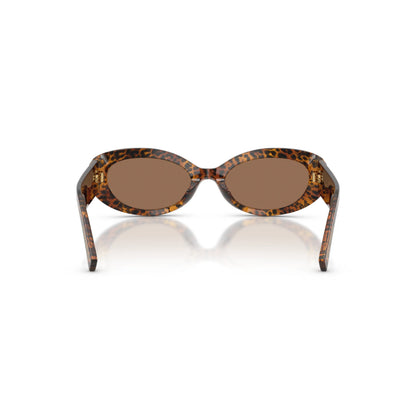 Occhiali da sole Dolce & Gabbana DG4537 347073 Leo Transparent cat-eye