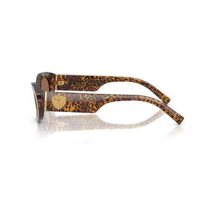 Occhiali da sole Dolce & Gabbana DG4537 347073 Leo Transparent cat-eye