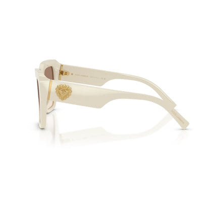 Occhiali da sole Dolce & Gabbana DG4538 331294 Crema squadrati