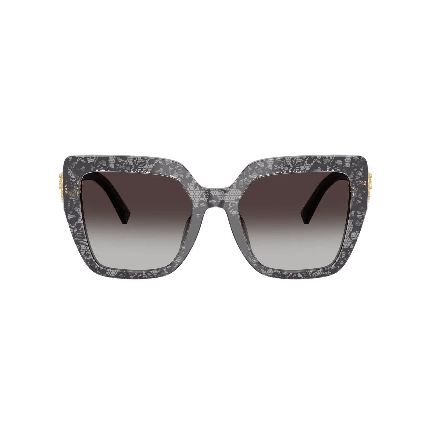 Occhiali da sole Dolce & Gabbana DG4538 34718G Print Black Lace squadrati