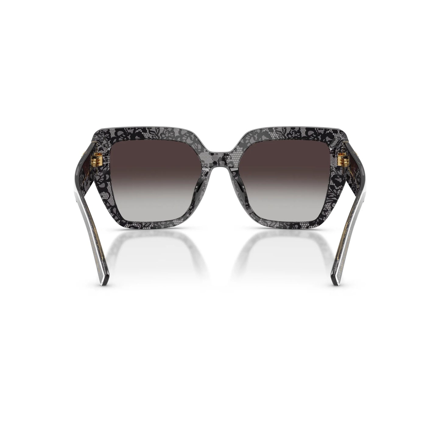 Occhiali da sole Dolce & Gabbana DG4538 34718G Print Black Lace squadrati