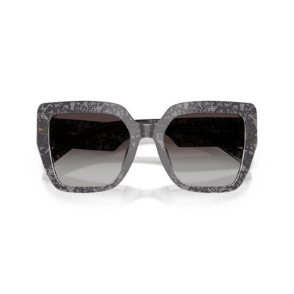 Occhiali da sole Dolce & Gabbana DG4538 34718G Print Black Lace squadrati