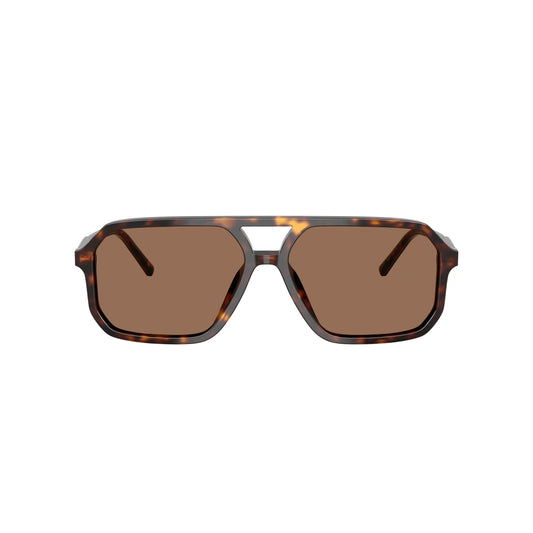 Occhiali da sole Dolce & Gabbana DG4541 502/73 Havana rettangolari