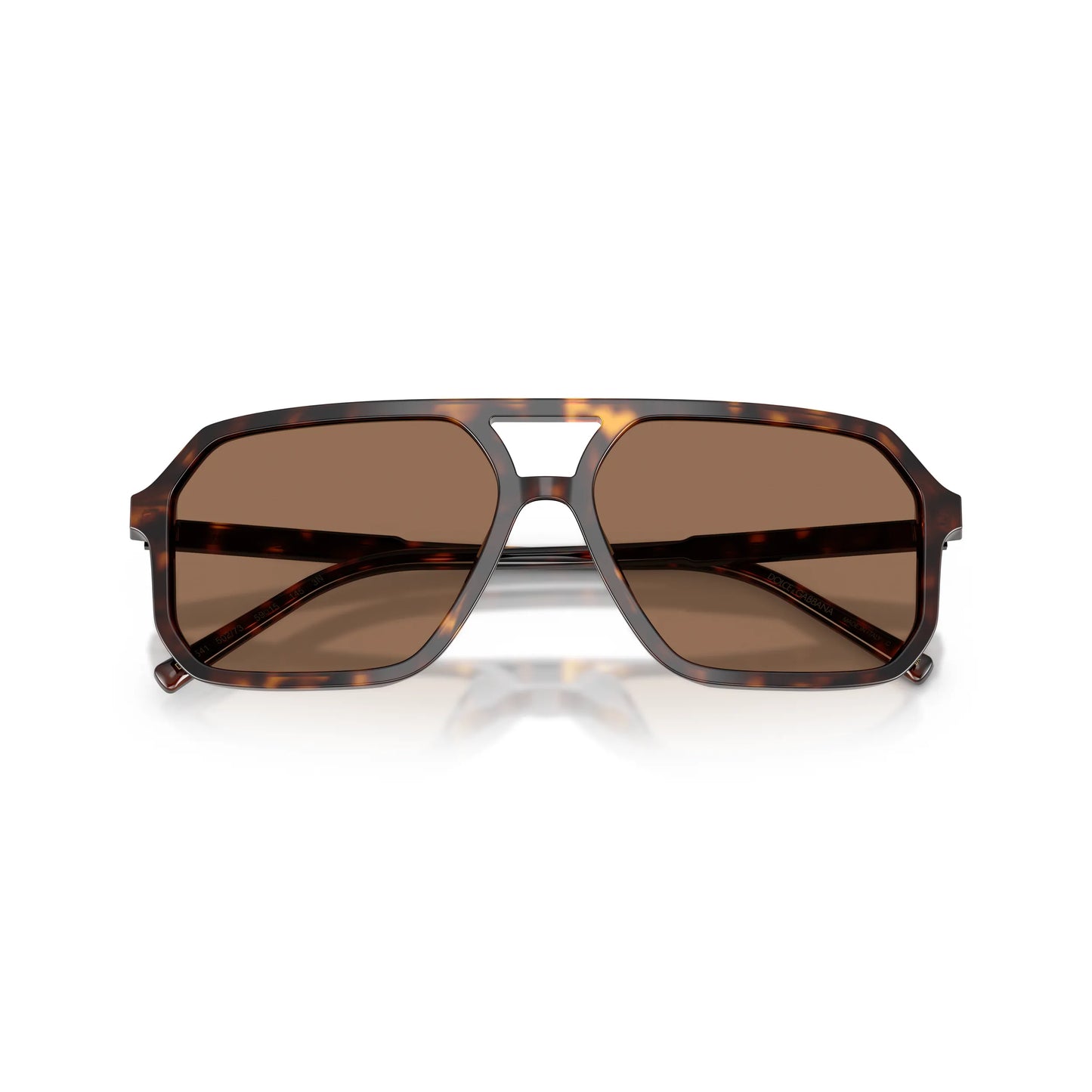 Occhiali da sole Dolce & Gabbana DG4541 502/73 Havana rettangolari