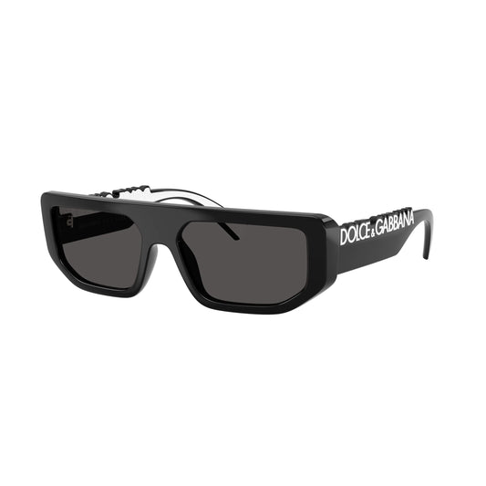 Lunettes de soleil Dolce & Gabbana DG6203 501/87 noires rectangulaires