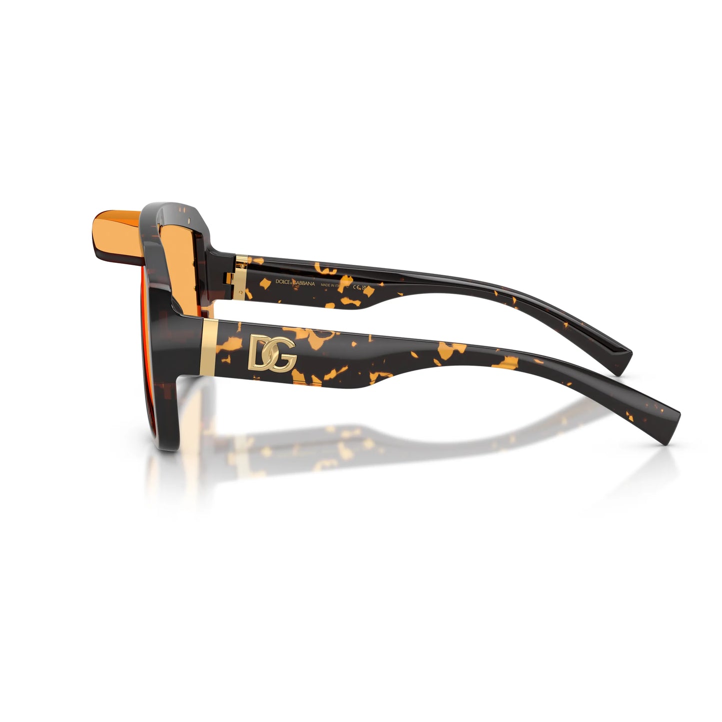 Occhiali da sole Dolce & Gabbana DG6205 512/85 Havana Yellow rettangolari