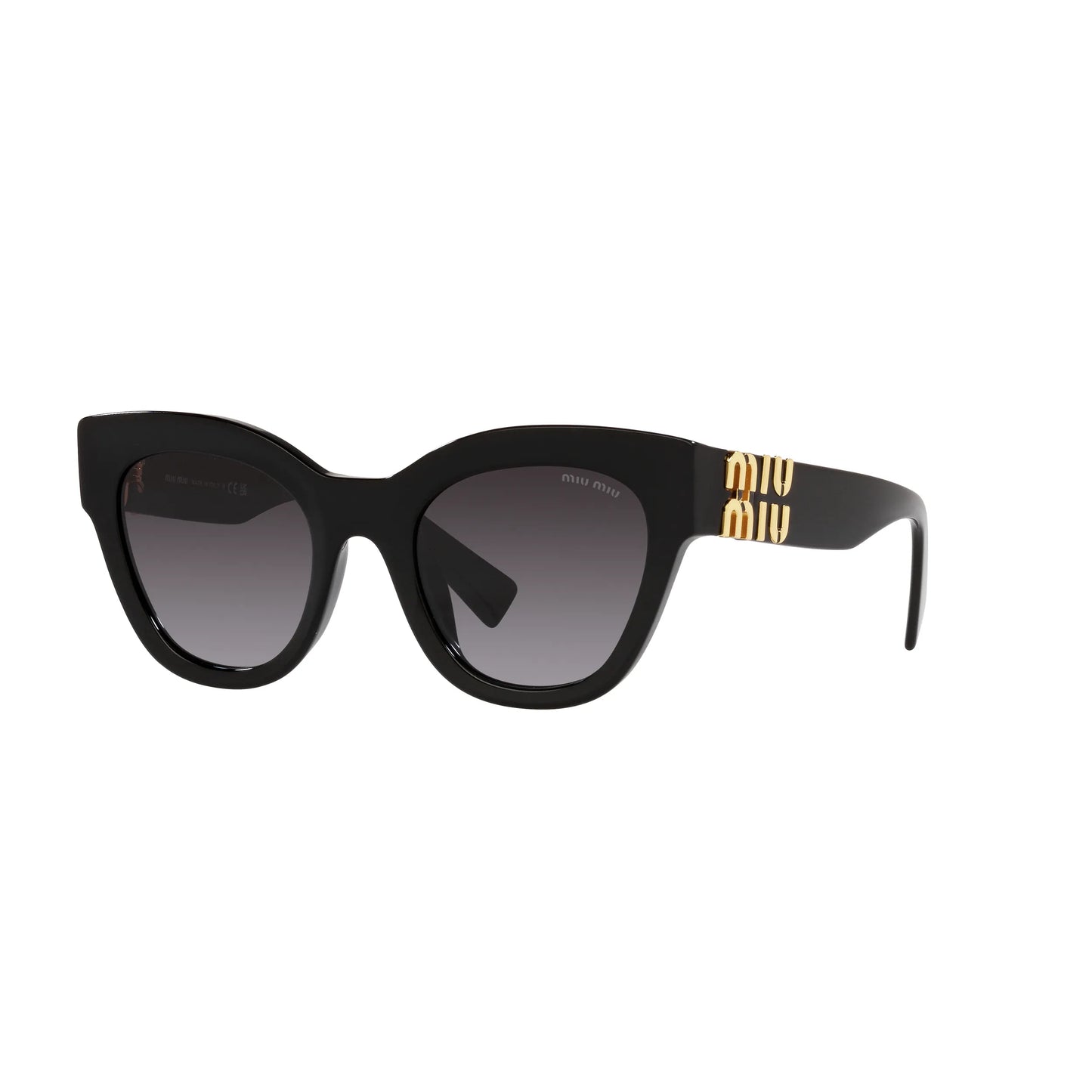 Occhiali da sole Miu Miu MU 01YS 1AB5D1 Nero Grigio sfumato