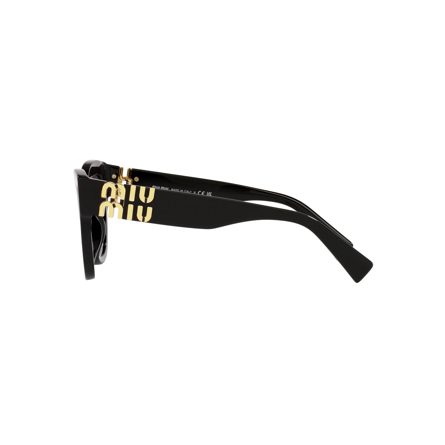 Occhiali da sole Miu Miu MU 01YS 1AB5D1 Nero Grigio sfumato