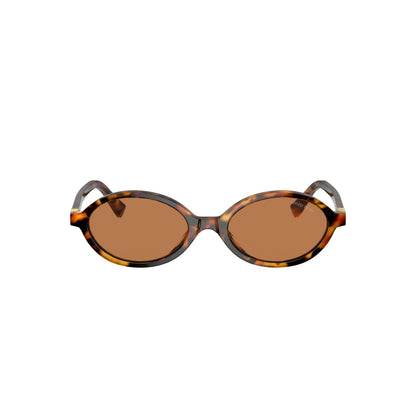 Occhiali da sole Miu Miu MU 04ZS 19P2Z1 Havana Light Brown ovali