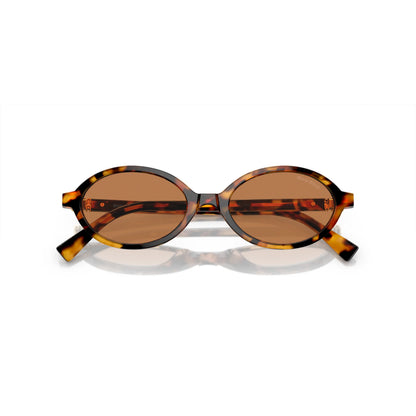 Occhiali da sole Miu Miu MU 04ZS 19P2Z1 Havana Light Brown ovali
