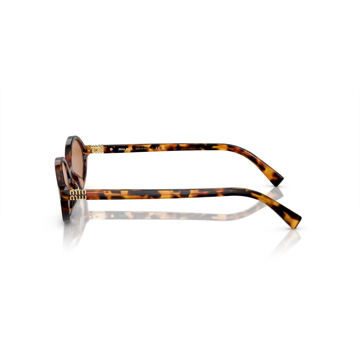Occhiali da sole Miu Miu MU 04ZS 19P2Z1 Havana Light Brown ovali