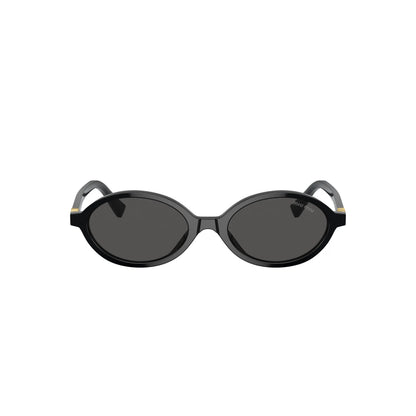 Occhiali da sole Miu Miu MU 04ZS 1AB5S0 Black ovali