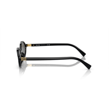 Occhiali da sole Miu Miu MU 04ZS 1AB5S0 Black ovali