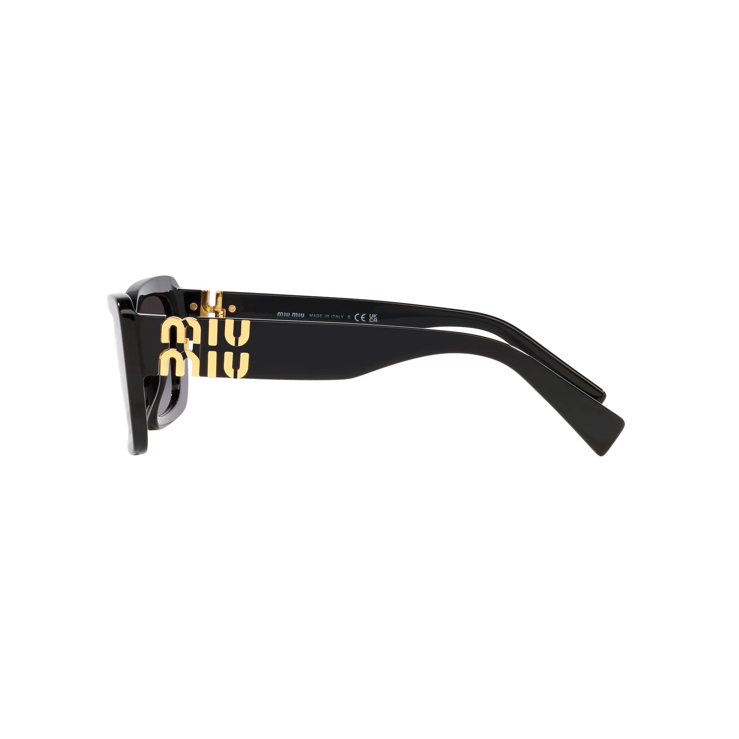 Occhiali da sole Miu Miu MU 07YS 1AB5D1 Nero rettangolare