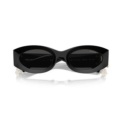 Occhiali da sole Miu Miu MU 11WS 1AB5S0 Black ovali