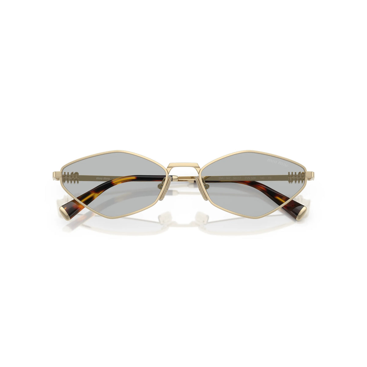 Lunettes de soleil Miu Miu MU 56ZS ZVN50K Or/Gris clair