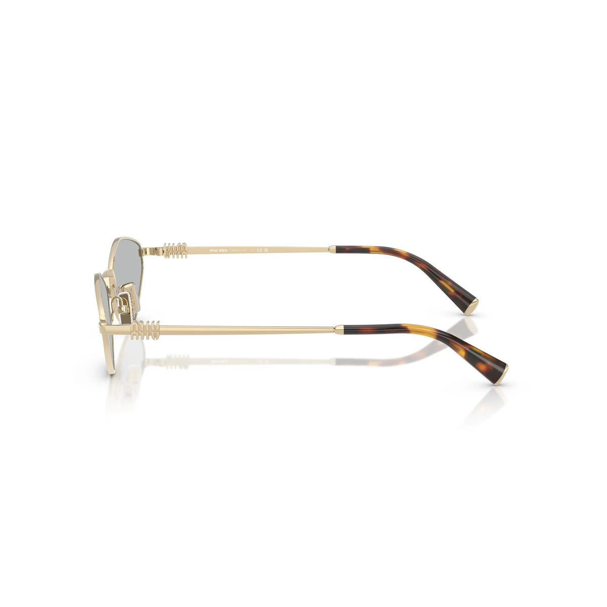 Lunettes de soleil Miu Miu MU 56ZS ZVN50K Or/Gris clair