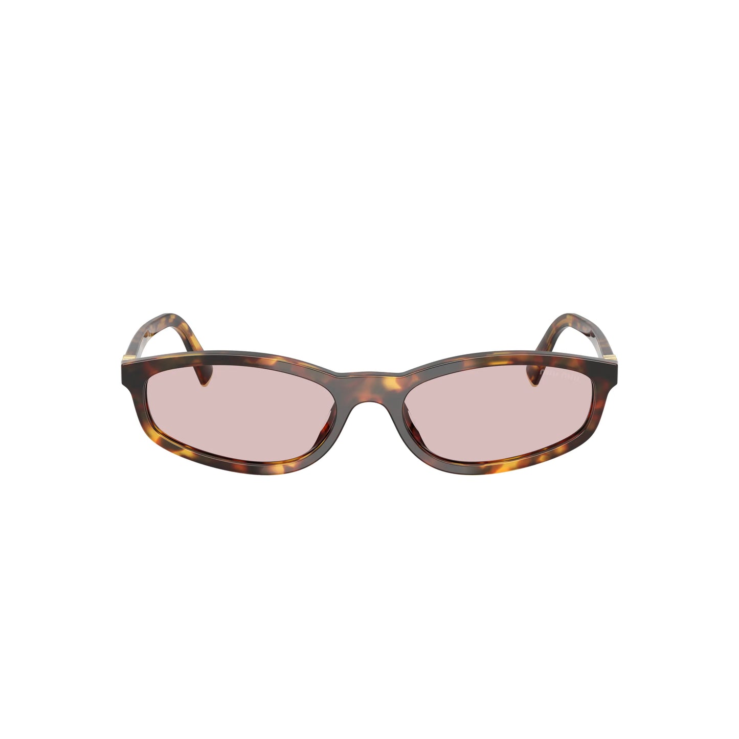 Occhiali da sole Miu Miu MU A06S 14L4I0 Havana Miele geometrico