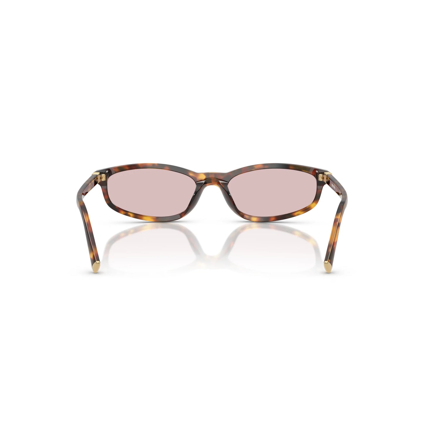 Occhiali da sole Miu Miu MU A06S 14L4I0 Havana Miele geometrico