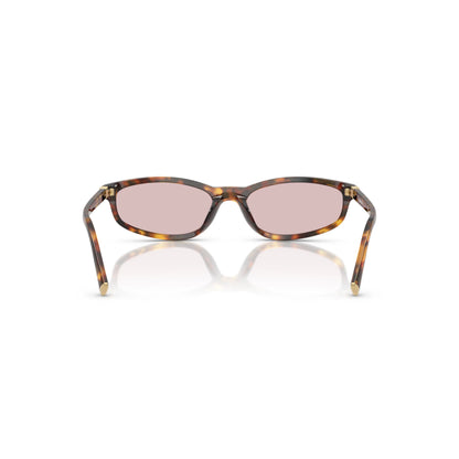 Occhiali da sole Miu Miu MU A06S 14L4I0 Havana Miele geometrico