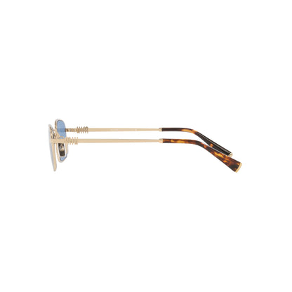 Lunettes de soleil Miu Miu SMU A53 ZVN60O Doré/Bleu clair