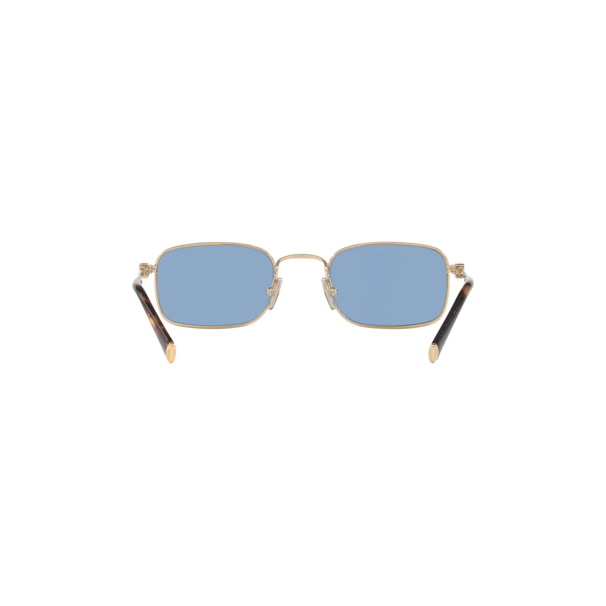Lunettes de soleil Miu Miu SMU A53 ZVN60O Doré/Bleu clair