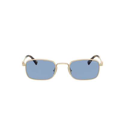 Lunettes de soleil Miu Miu SMU A53 ZVN60O Doré/Bleu clair