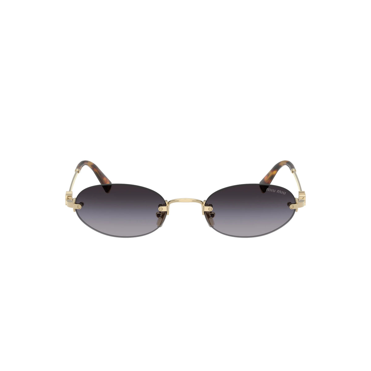 Lunettes de soleil Miu Miu MU A54S ZVN5D1 Or/Gris clair