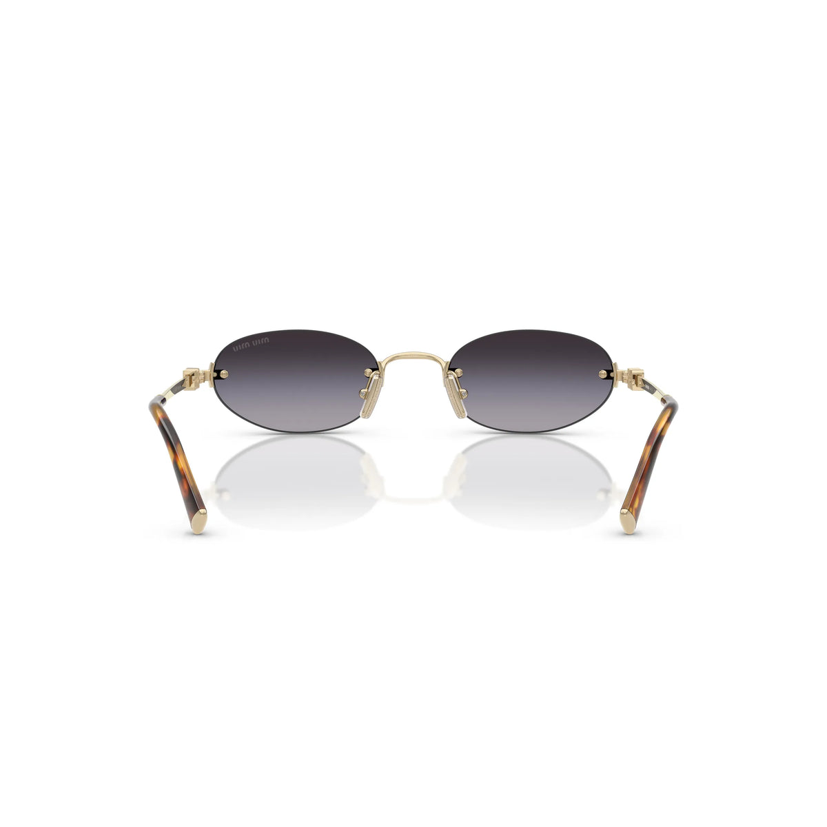 Lunettes de soleil Miu Miu MU A54S ZVN5D1 Or/Gris clair
