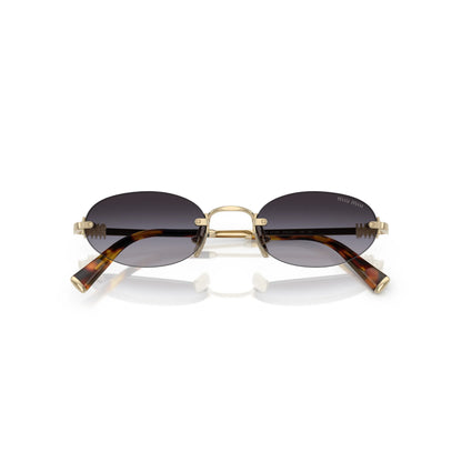 Lunettes de soleil Miu Miu MU A54S ZVN5D1 Or/Gris clair