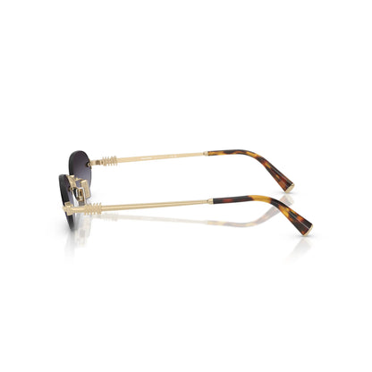 Lunettes de soleil Miu Miu MU A54S ZVN5D1 Or/Gris clair
