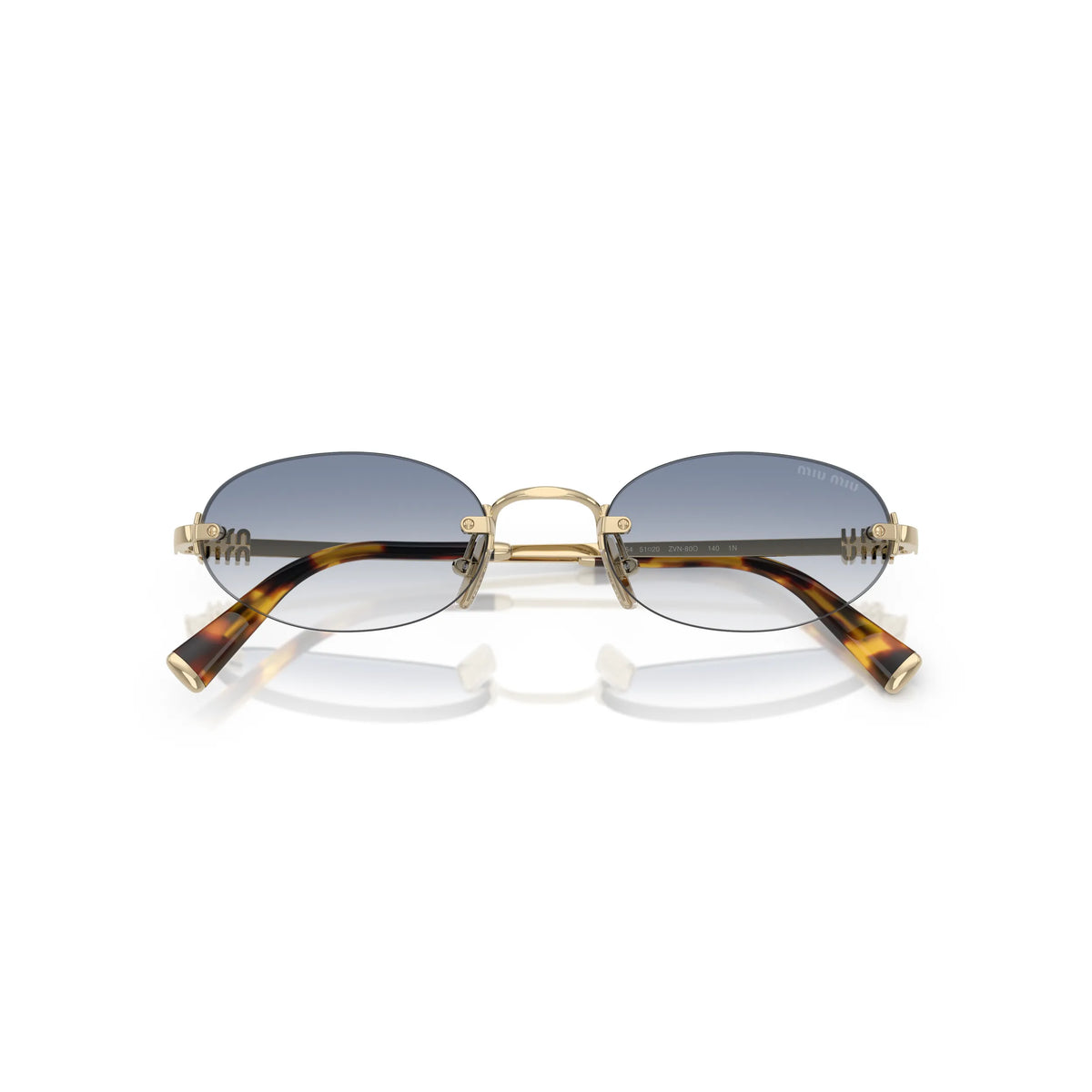 Miu Miu SMU A54 ZVN-80O Gold sunglasses
