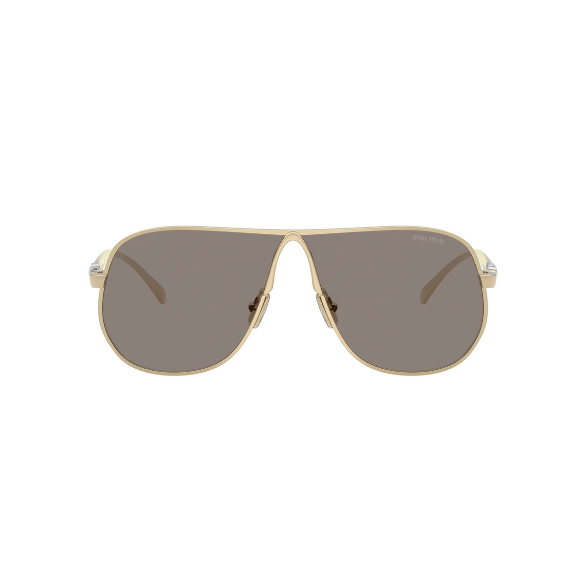 Lunettes de soleil Miu Miu Ombre MU A56S ZVN80Q Or/Gris Foncé