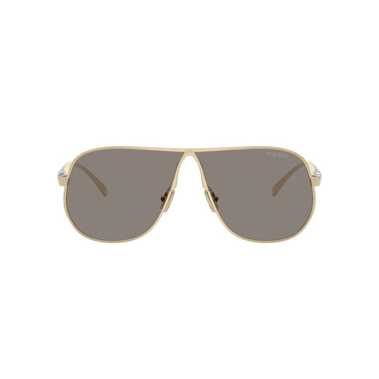 Lunettes de soleil Miu Miu Ombre MU A56S ZVN80Q Or/Gris Foncé