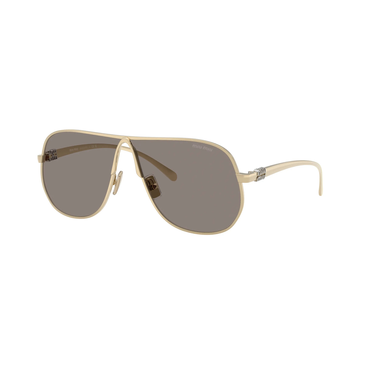 Lunettes de soleil Miu Miu Ombre MU A56S ZVN80Q Or/Gris Foncé