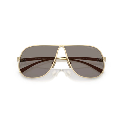 Lunettes de soleil Miu Miu Ombre MU A56S ZVN80Q Or/Gris Foncé
