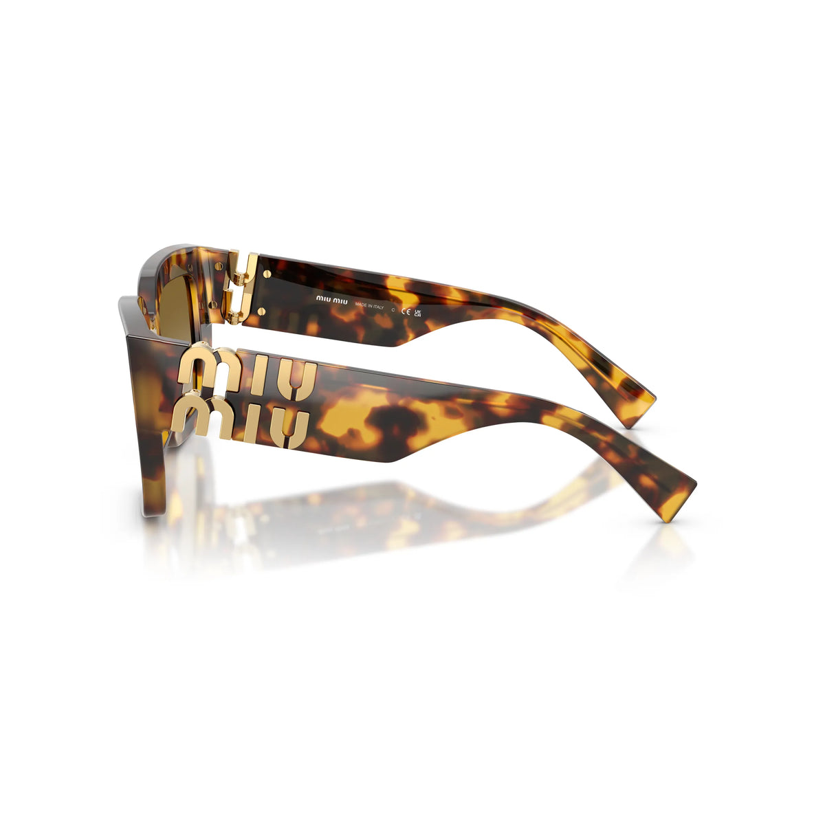 Lunettes de soleil Miu Miu MU B05S 14L20U Havane