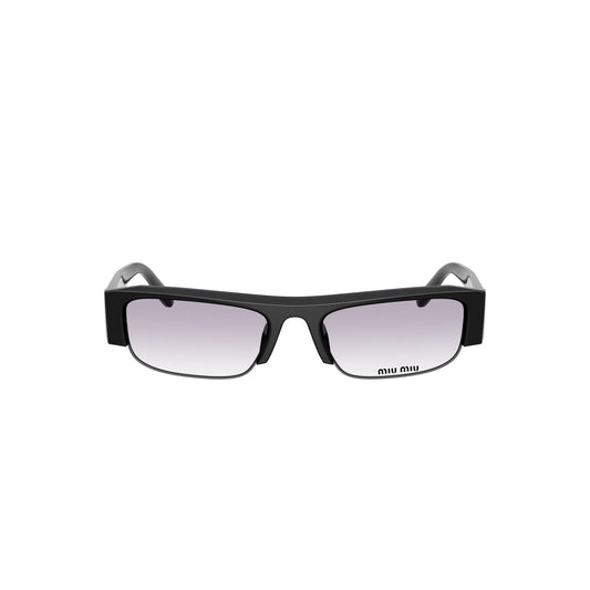 Occhiali da sole Miu Miu MU B07S 16K04O Nero rettangolare