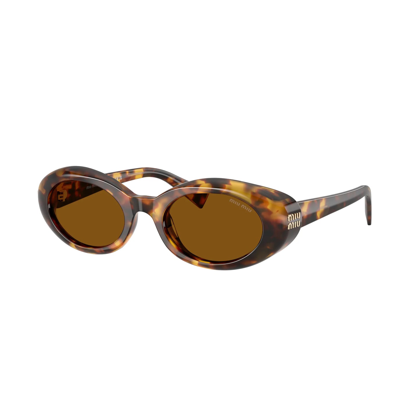 Occhiali da sole Miu Miu MU B09S 14L20V Havana ovali