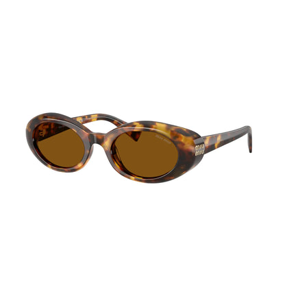 Occhiali da sole Miu Miu MU B09S 14L20V Havana ovali