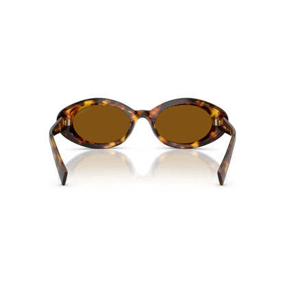 Occhiali da sole Miu Miu MU B09S 14L20V Havana ovali