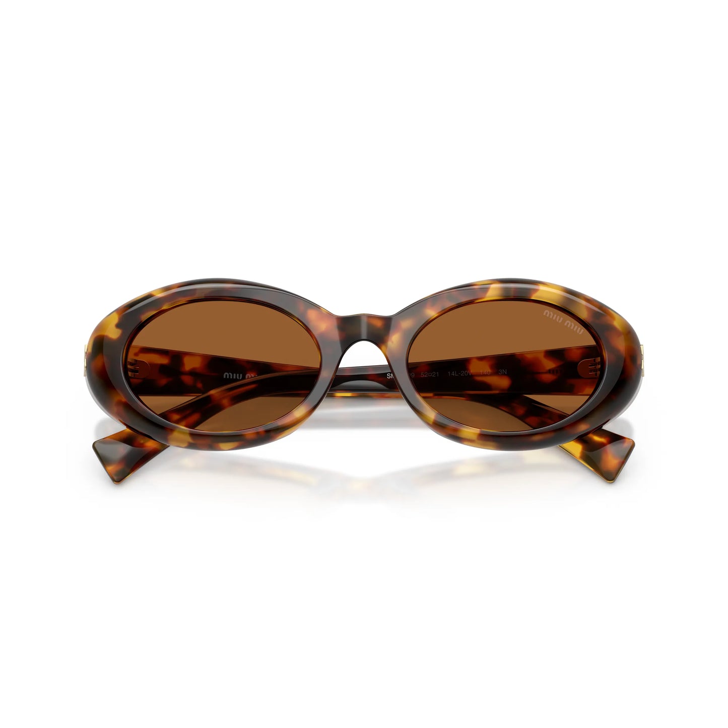 Occhiali da sole Miu Miu MU B09S 14L20V Havana ovali