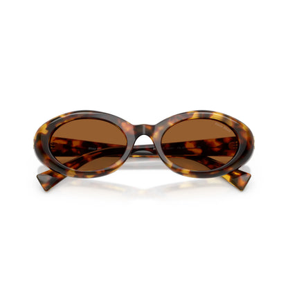 Occhiali da sole Miu Miu MU B09S 14L20V Havana ovali