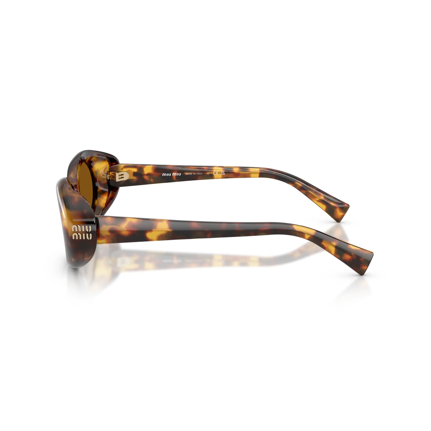 Occhiali da sole Miu Miu MU B09S 14L20V Havana ovali