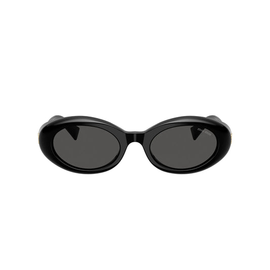 Lunettes de soleil Miu Miu MU B09S 16K08Z Black ovales