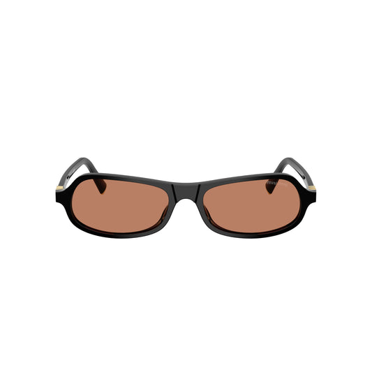 Lunettes de soleil Miu Miu MU B10SU 16K90Q Noir géométrique