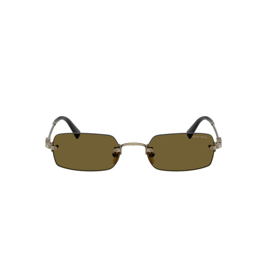 Lunettes de soleil Miu Miu MU B50S 26C09Z Vieil or