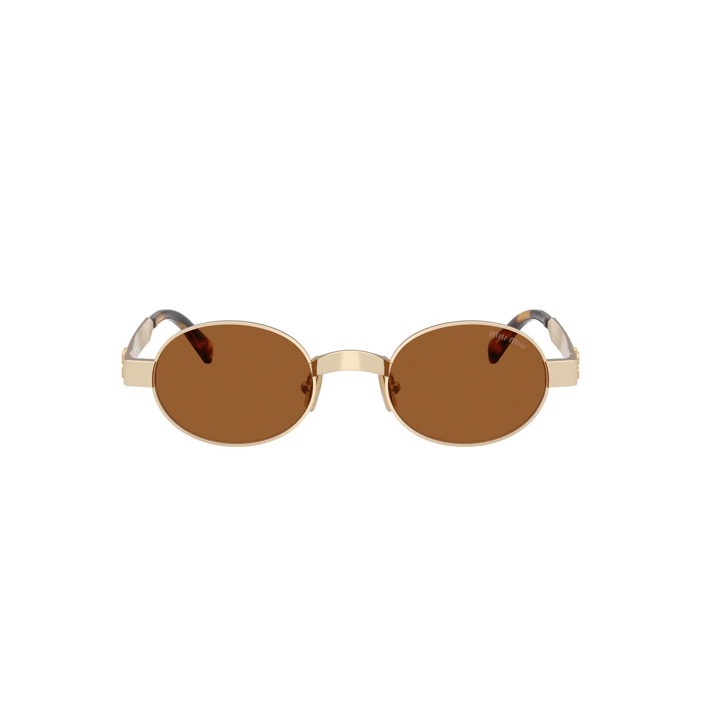 Occhiali da sole Miu Miu MU B51S 22M20V Old Gold rotondi
